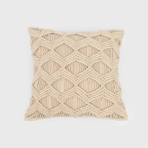 Almofada algodão macramé...