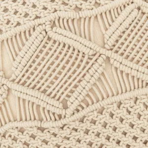 Almofada algodão macramé... 2