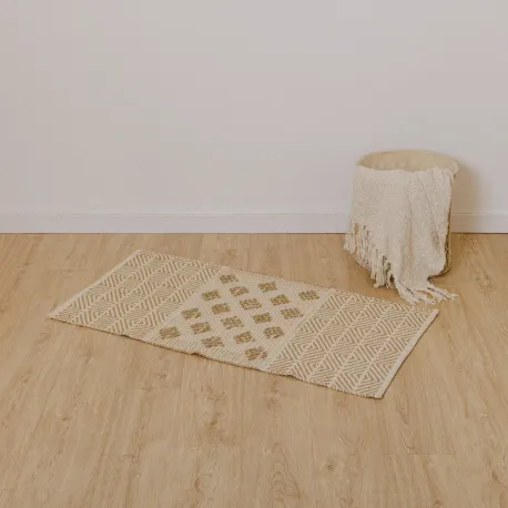 Tapete algodão jute Vicenzo natural 220x220