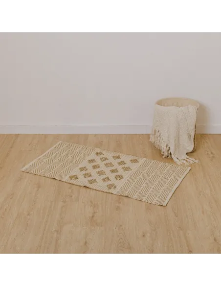 Tapete algodão jute Vicenzo natural 220x220