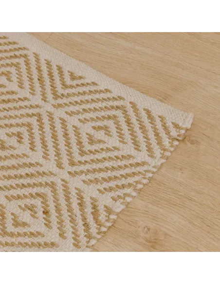 Tapete algodão jute Vicenzo natural 220x220