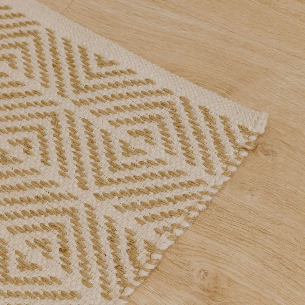 Tapete algodão jute Vicenzo natural 220x220