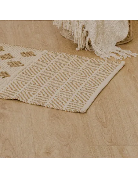 Tapete algodão jute Vicenzo natural 220x220