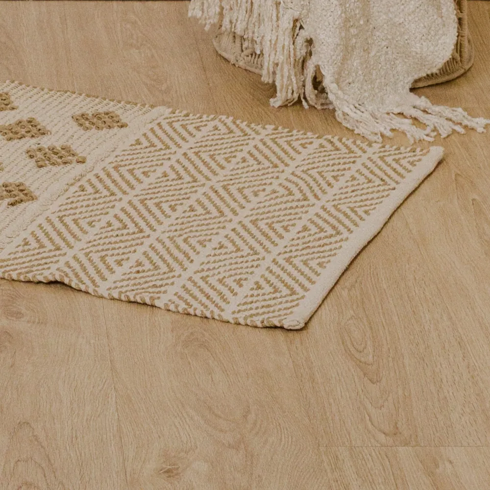 Tapete algodão jute Vicenzo natural 220x220