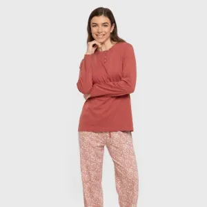 Pijama algodão Rastberry rosa 2