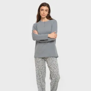 Pijama algodão Lauri azul... 2