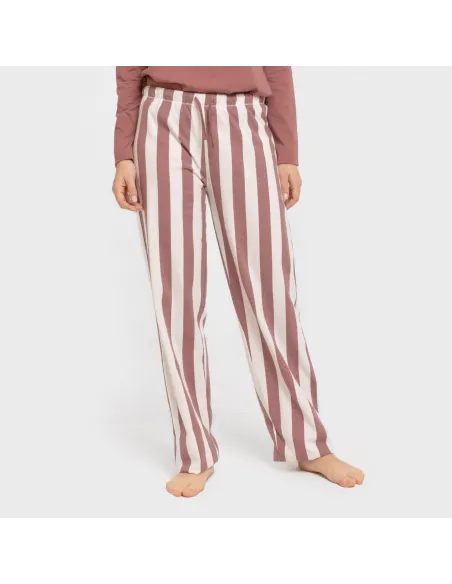 Pijama algodão Raya Elvis malva rosa pijamas-compridos-de-mulher