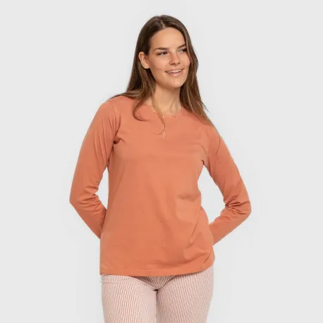 Pijama algodão Raya Mozarabe caldera pijamas-compridos-de-mulher
