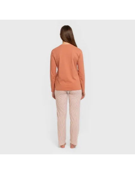 Pijama algodão Raya Mozarabe caldera pijamas-compridos-de-mulher