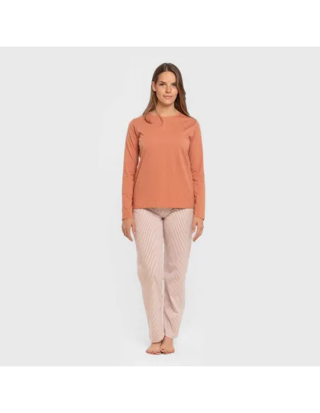 Pijama algodão Raya Mozarabe caldera pijamas-compridos-de-mulher