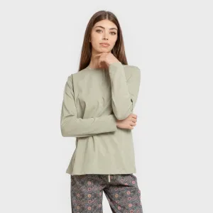 Pijama algodão Gabi verde...