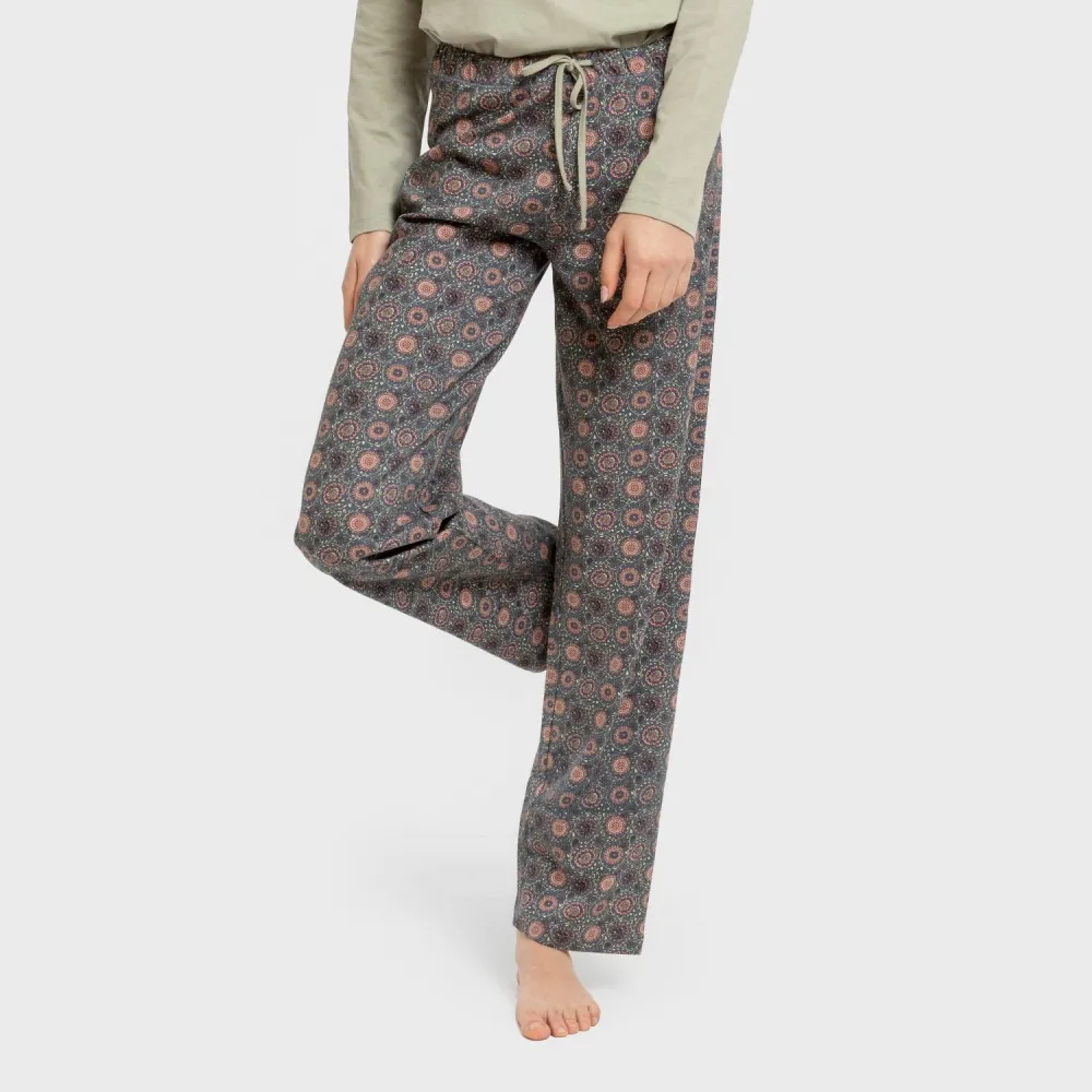 Pijama algodão Gabi verde claro pijamas-compridos-de-mulher