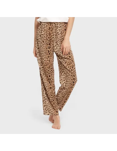 Calças viscosa Leo pantalones-comodos-mujer