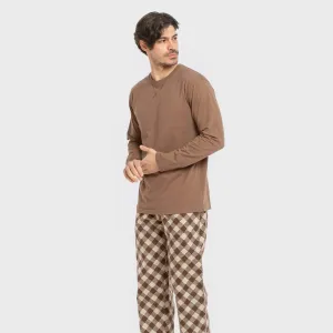 Pijama homem flanela Cuadro... 2