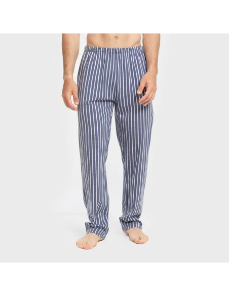 Pijama algodão homem Raya Fernando azul pijamas-compridos-homem
