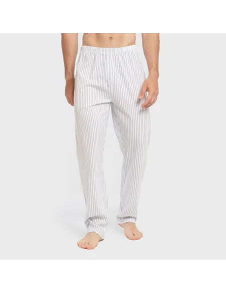 Pijama algodão homem Raya Fandi azul pijamas-compridos-homem