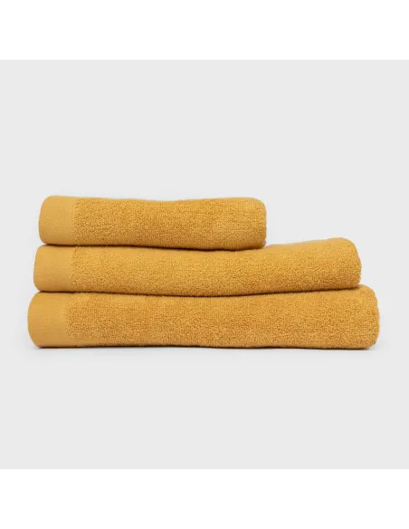 Toalha de banho 400gr duplo turco mostarda toalhas-de-banho