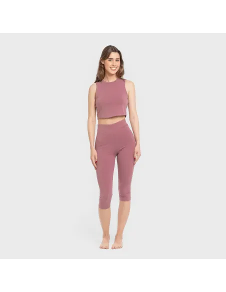 Top alças algodão desportivo liso roupa-para-estar-por-casa