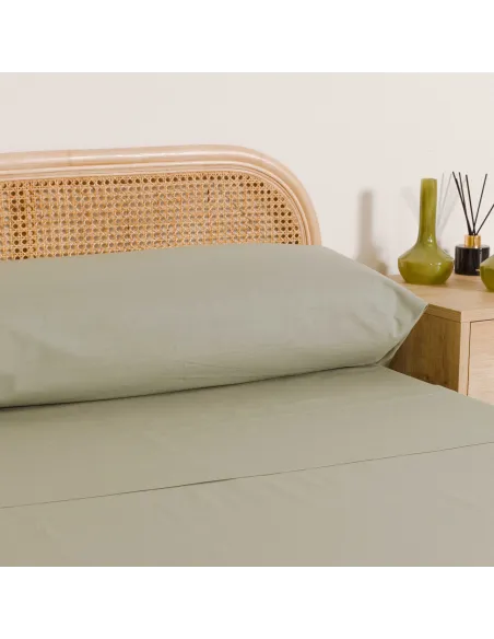 Jogo de lençóis algodão lisos cama-90