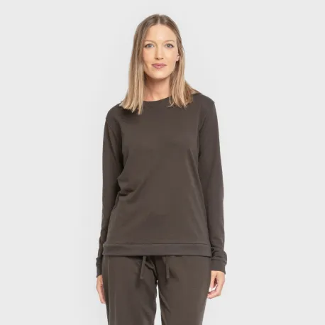Camisola básica desportiva mulher roupa-para-estar-por-casa