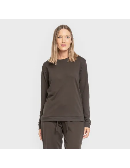 Camisola básica desportiva mulher roupa-para-estar-por-casa