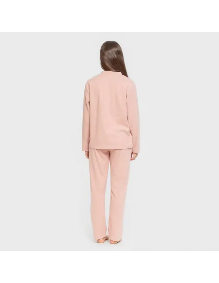 Pijama canelado Raya ancha roupa-para-estar-por-casa