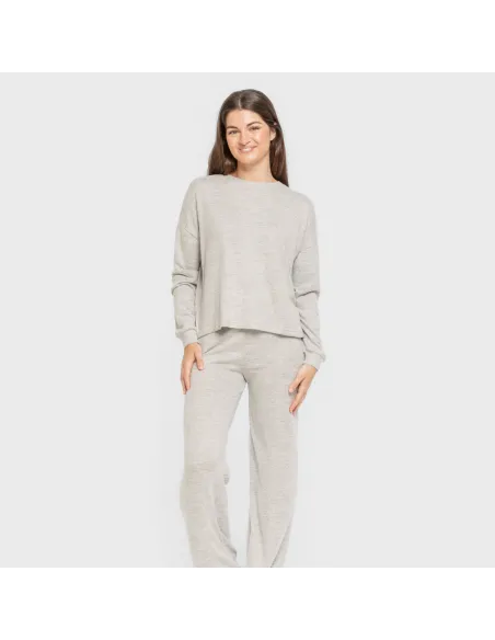 Pijama angorina liso roupa-para-estar-por-casa