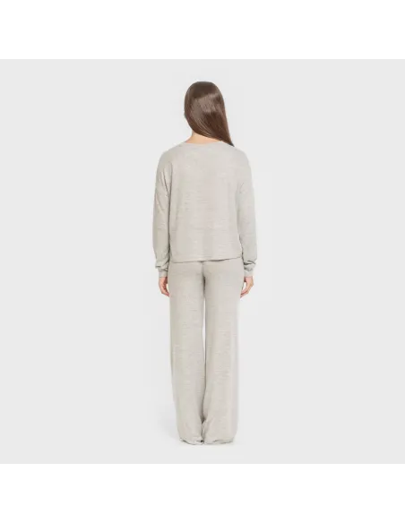 Pijama angorina liso roupa-para-estar-por-casa
