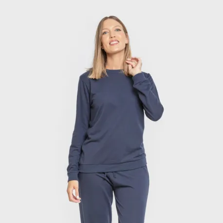 Camisola básica desportiva mulher roupa-para-estar-por-casa