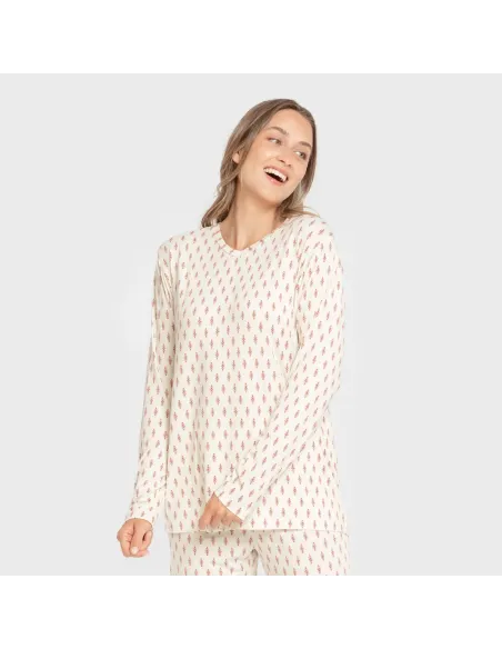 Pijama mulher soft Serbia malva rosa pijamas-compridos-de-mulher