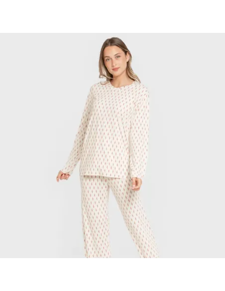 Pijama mulher soft Serbia malva rosa pijamas-compridos-de-mulher