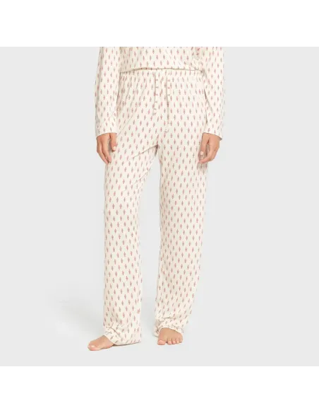Pijama mulher soft Serbia malva rosa pijamas-compridos-de-mulher