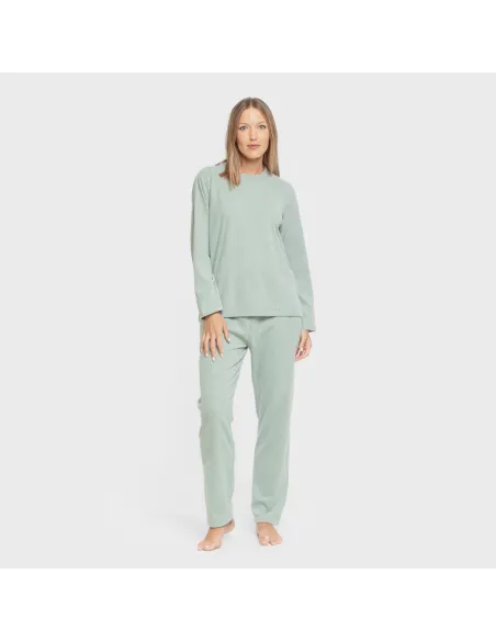 Pijama canelado Raya ancha roupa-para-estar-por-casa