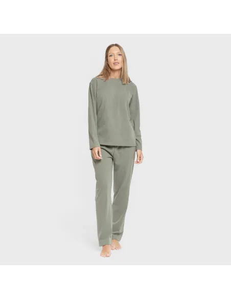 Pijama canelado Raya ancha roupa-para-estar-por-casa