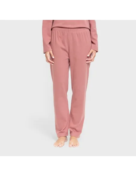 Pijama canelado Raya ancha roupa-para-estar-por-casa