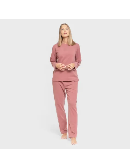 Pijama canelado Raya ancha roupa-para-estar-por-casa