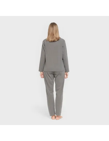 Pijama canelado Raya ancha roupa-para-estar-por-casa