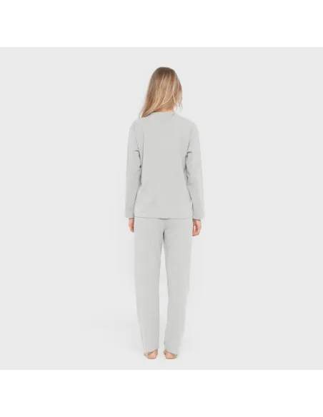 Pijama canelado Raya ancha roupa-para-estar-por-casa