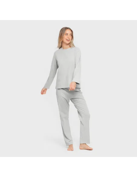 Pijama canelado Raya ancha roupa-para-estar-por-casa