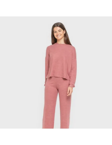 Pijama angorina liso roupa-para-estar-por-casa
