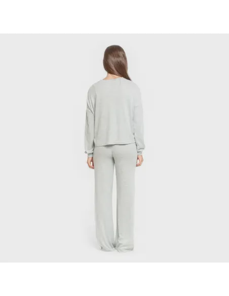 Pijama angorina liso roupa-para-estar-por-casa
