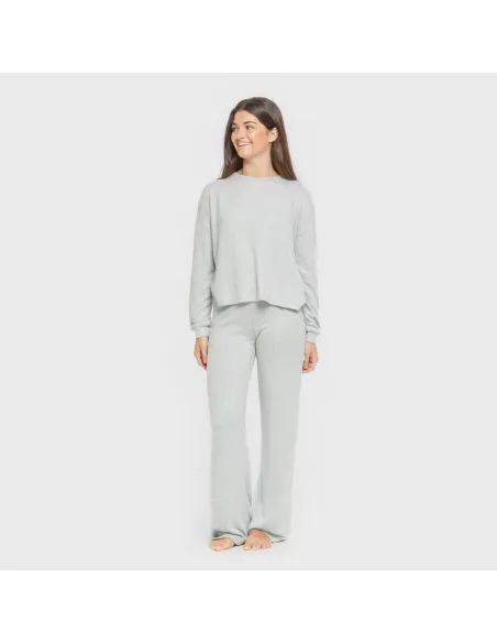 Pijama angorina liso roupa-para-estar-por-casa