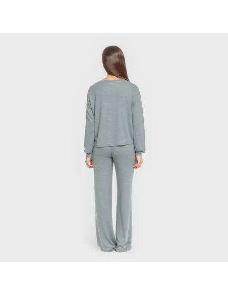 Pijama angorina liso roupa-para-estar-por-casa