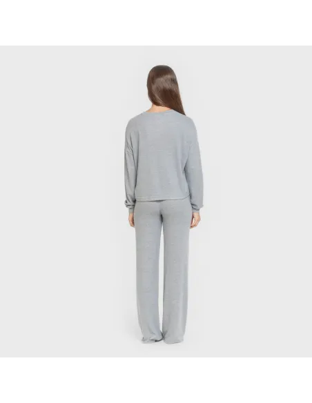 Pijama angorina liso roupa-para-estar-por-casa