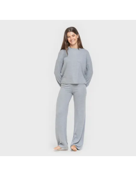 Pijama angorina liso roupa-para-estar-por-casa