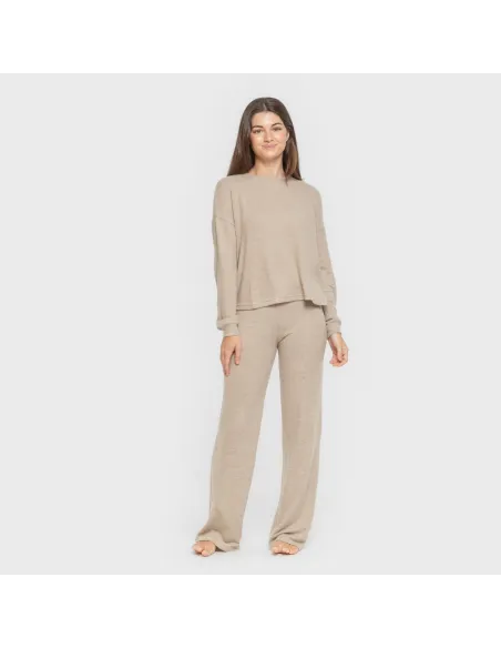 Pijama angorina liso roupa-para-estar-por-casa