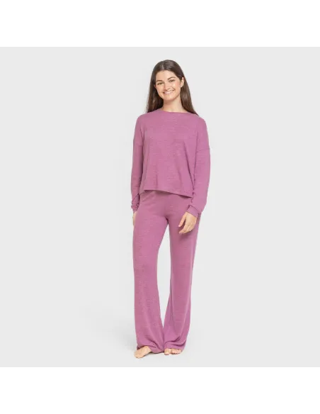 Pijama angorina liso roupa-para-estar-por-casa