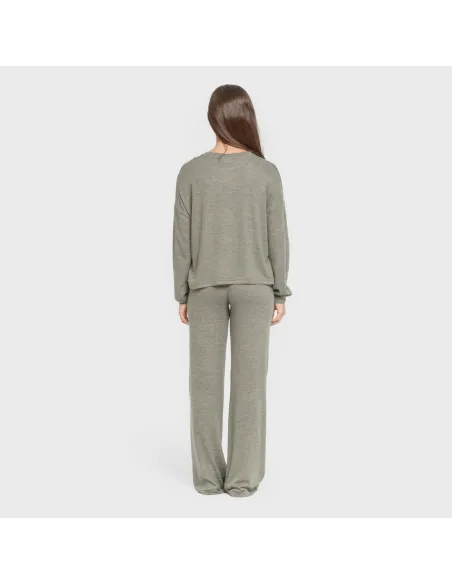 Pijama angorina liso roupa-para-estar-por-casa