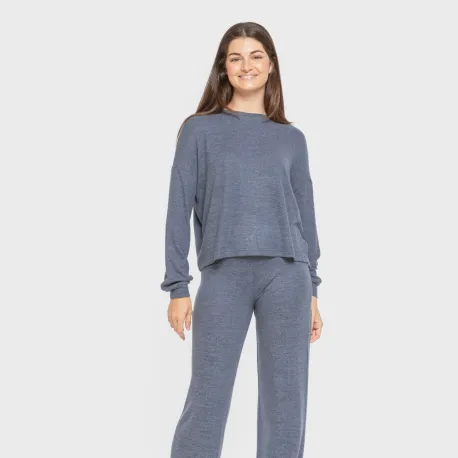 Pijama angorina liso roupa-para-estar-por-casa