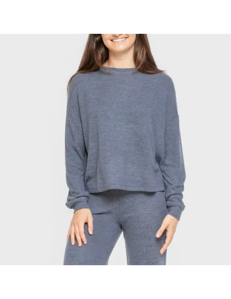 Pijama angorina liso roupa-para-estar-por-casa
